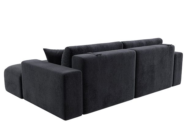 Диван угловой Лига-036 НПБ Классик правый угол Велюр серый - Вид 6