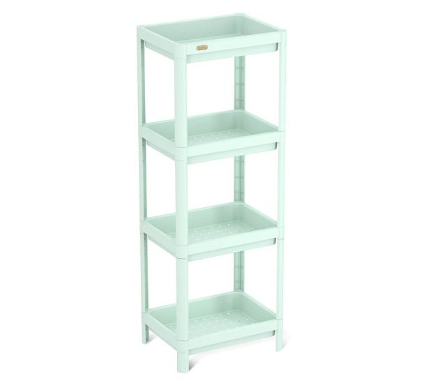Стеллаж Sheffilton SHT-SS25-4 пастельно-зелёный - Вид 1