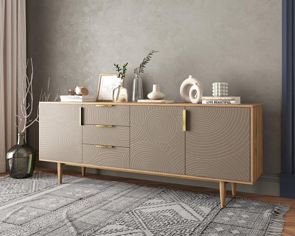 Комод Line удлиненный R25/beige - Вид 3