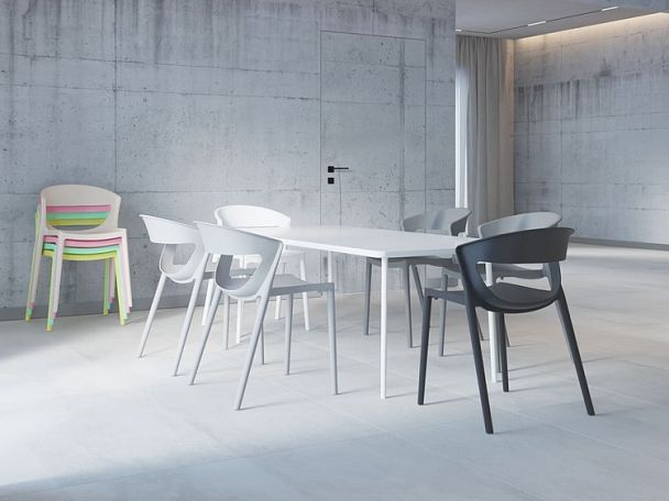 Стул Evok, светло-бежевый - Вид 7