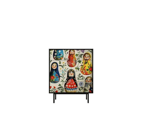 Комод на восемь ящиков Emerson Матрешки арт EM20/Art04 - Вид 1