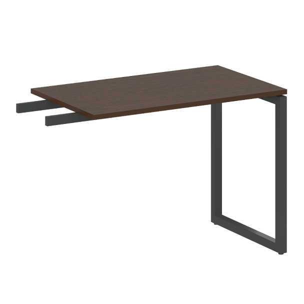 Metal System Quattro Приставной элемент на О-образном м/к 40БО.ПР-3 Венге/Антрацит металл 1000*600*750 - Вид 1