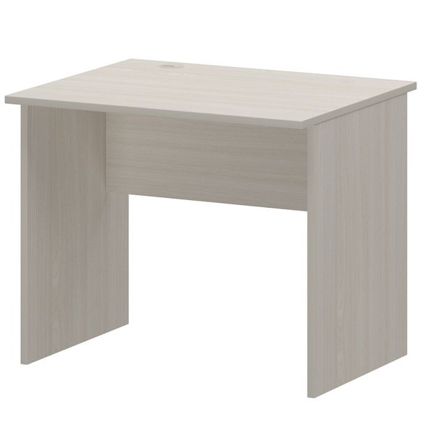 Стол с кабель каналом слева А-001.К.ЛВ Ясень шимо 900x730x760 Арго - Вид 1