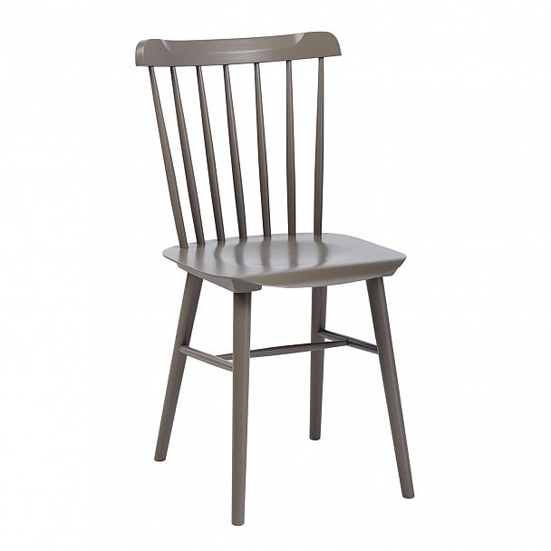 Стул Такер, серый деревянный - Вид 1
