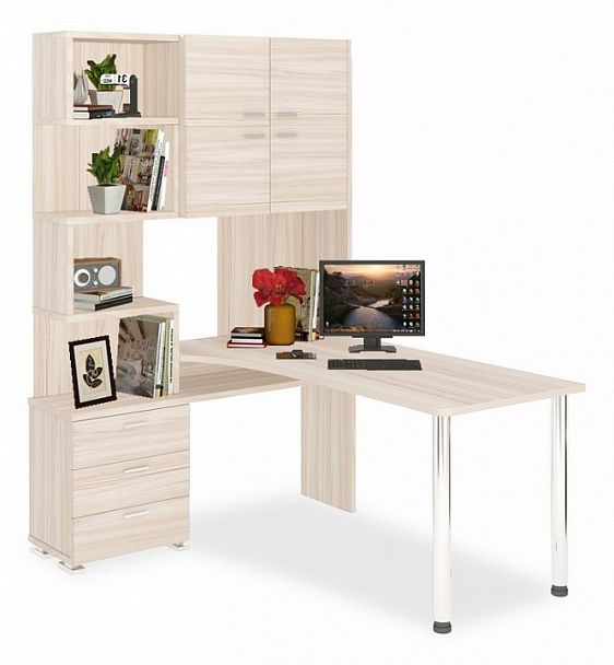 Стол компьютерный Домино СР-500М/160 Карамель левый - Вид 1