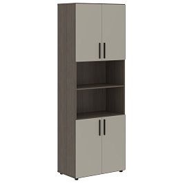 Шкаф высокий широкий VHCS 80.4 Аметист/Дуб Сильвер 800х430х2253 VELION - Фото предпросмотра