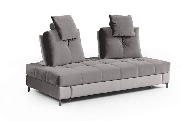 Reef диван-кровать велюр серый - Вид 7