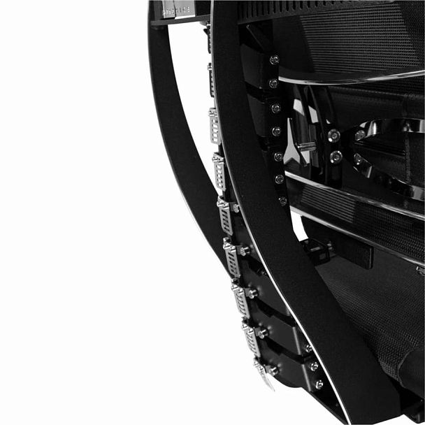 Кресло МЕТТА "YOGA" Y 4DT B2-14D, адаптивная спинка, 3D-подголовник, сверхпрочная сетка, черное - Вид 9