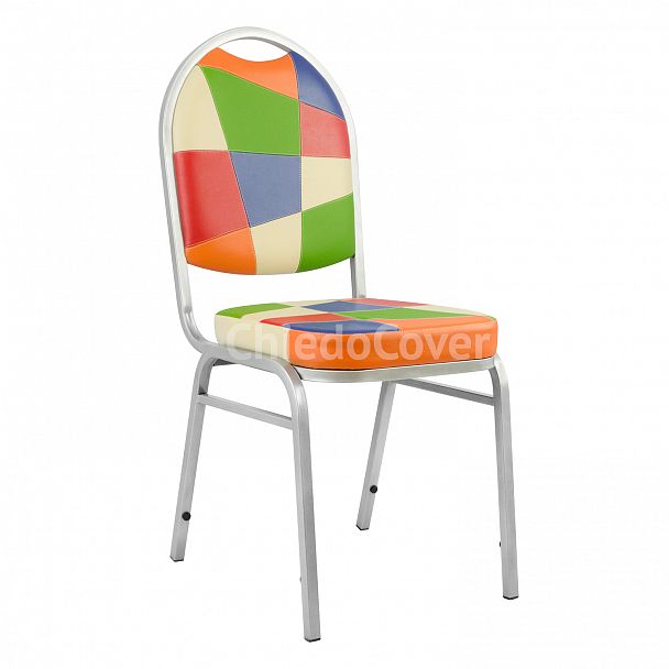 Стул Азия 20мм, пэчворк кожзам - Вид 2