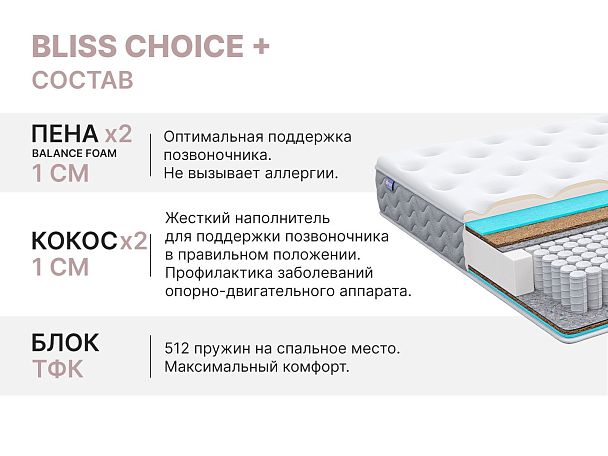 Матрас Димакс Bliss Choice + 120х200 - Вид 5