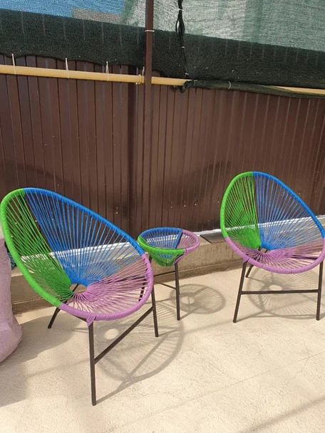 Комплект садовый Акапулько, цвет: синий, фиолетовый, зеленый - Вид 14