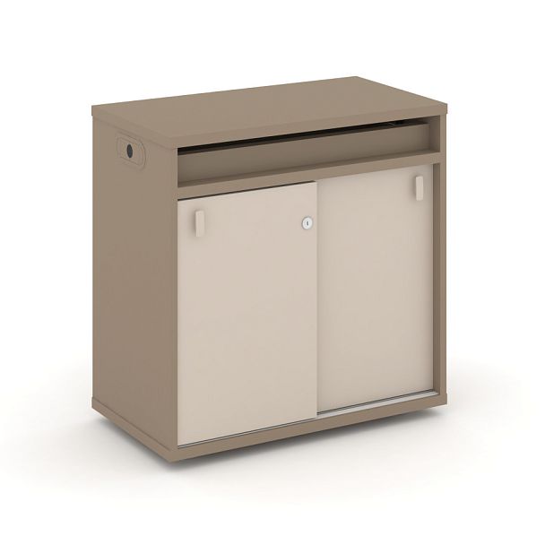 Estetica Набор №3. Тумба одиночная+топ ES.NB.1T-3 Латте/Капучино 750*410*750 - Вид 1