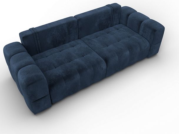 Диван прямой Лига-110 НПБ Велюр синий - Вид 7