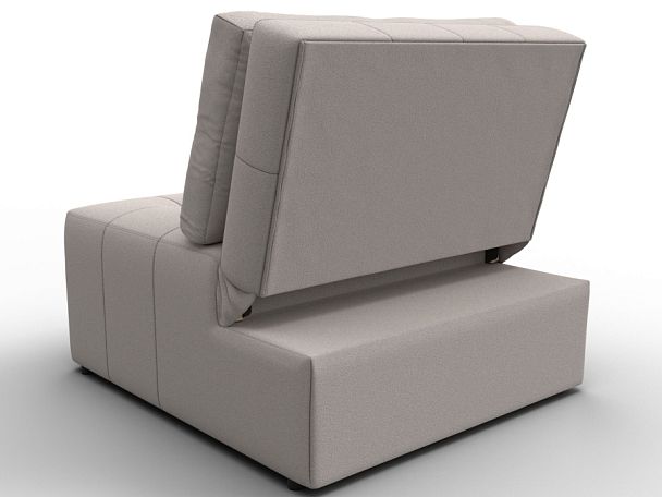 Кресло-кровать Лига-107 (80) Замша бежевый - Вид 5