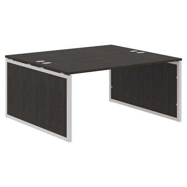 Стол 2-х местный XQPWST 1614 Дуб Юкон Модерн/Алюминий 1600х1406х750 XTEN-QP - Вид 1