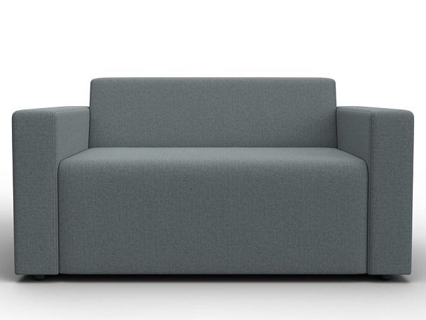 Диван прямой Лига-093 Рогожка серый - Вид 2