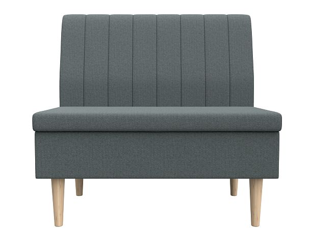 Диван прямой Мини Рогожка серый - Вид 2