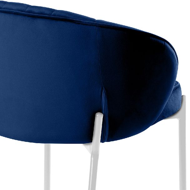 Полубарный стул Миэль синий/белый - Вид 8