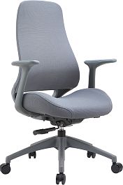 Операторское кресло Everprof Bug Grey (Баг Грэй) Ткань Серый - Фото предпросмотра