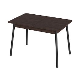 Стол Лион 2 ЛДСП (Подстолье косое черное) НЕ ВЫБИРАТЬ Венге - Фото предпросмотра