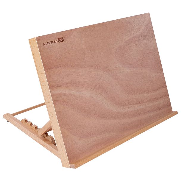 Мольберт настольный из бука А3, 47х36х31 см, регулируемый угол наклона, BRAUBERG ART CLASSIC, 192248 - Вид 4