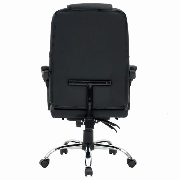 Кресло офисное CROMEX "Chill MS-005", с функцией вибромассажа, подножка, экокожа, черное, 532958 - Вид 8