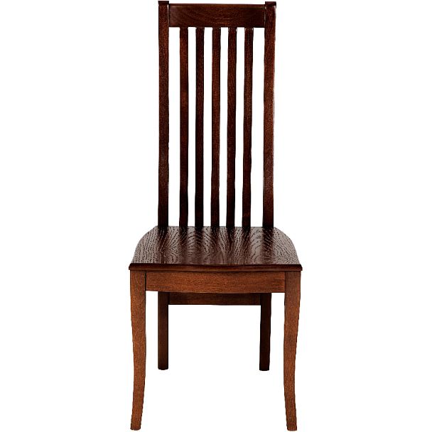 Стул деревянный с жестким сиденьем Альбен Античный орех - Вид 2