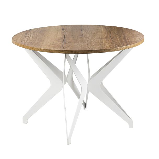 Стол Вольтер d1000, лдсп Дуб Галифакс табак - Вид 2