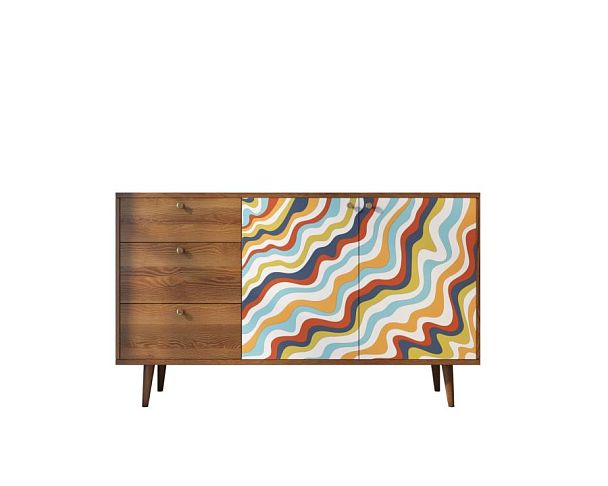 Комод Berber с двумя дверками и ящиками 21 принт арт BB05/Print_21 - Вид 1