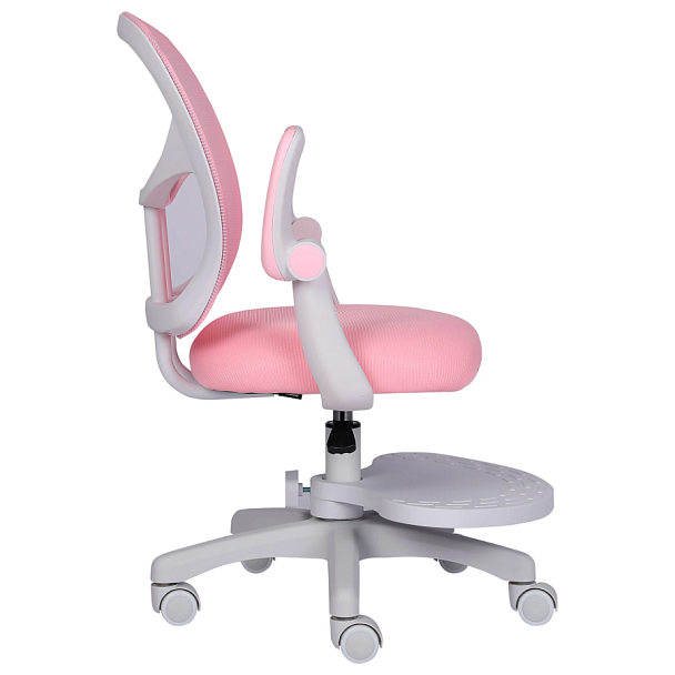 Кресло детское с подставкой для ног BRABIX "Toy MG-205", сетка/ткань TW, розовое, 533151 - Вид 5