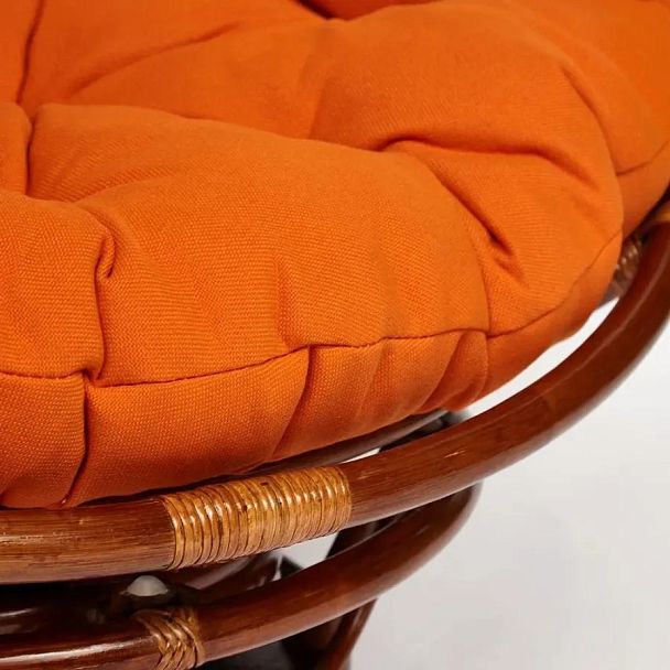 Кресло-качалка Папасан/Papasan (W 23/01 B) /с подушкой/Pecan (орех) - Вид 7