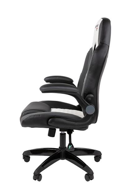 Кресло Chairman game 15 Россия экокожа черный/серый/белый - Вид 7