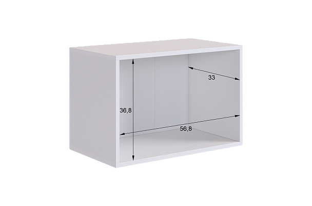 Антресоль двухдверная L600 Баско 173624.2125 - Вид 4