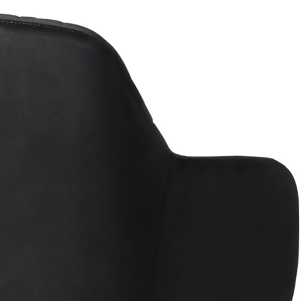 Комплект полубарных поворотных кресел Барли К, черный H75/белый, 4 шт. - Вид 10