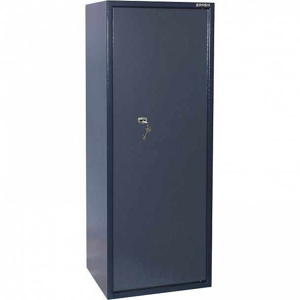 Сейф BRABIX "КМ-1200Т", 1200х475х400 мм, 74 кг, ключевой замок, трейзер, крепление к стене, 291169 - Вид 3
