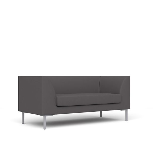 Диван 2-х местный Сиеста Si/2/BA50 серый - Вид 1