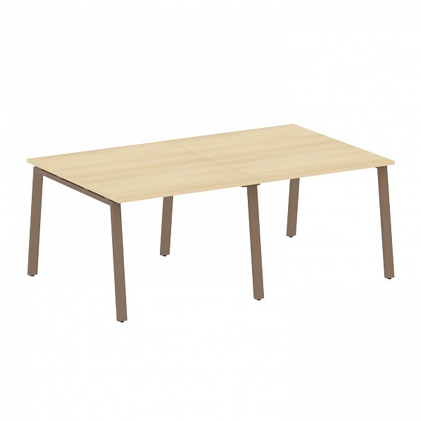 Стол для переговоров "Metal System" БА.ПРГ-2.1 акация/мокко - Вид 1