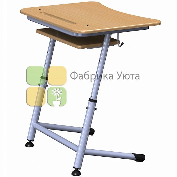 Парта "Премьера 1Р" с полочкой, регулируемая (2-6 гр) - Вид 1