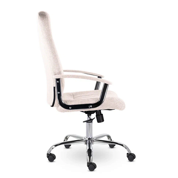 Кресло офисное "Бостон", CH-277, хром, ткань, бежевый (M-11) - Вид 5