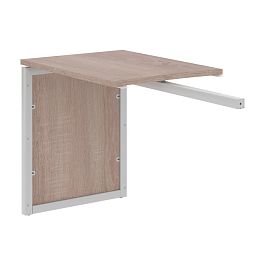 Брифинг приставка XQPR 869 Дуб Сонома/Алюминий 800х600х750 XTEN-QP - Фото предпросмотра