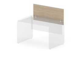 АККОРД/ACCORD RAC128-78x2 Экран к столам со струбцинами 780х16х350 Сосна Аланд - Фото предпросмотра