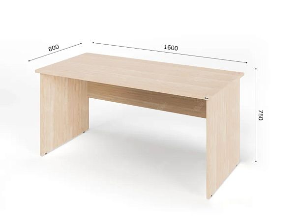 ЛАЙТ / LIGHT RLG003-16x8 Прямоугольный стол 160x80x75 Дуб Сонома - Вид 2