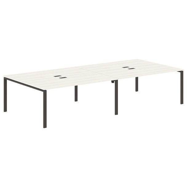 Стол 4-х местный EUWST 3516 Ясень Траун/Мокко 3526х1606х750 EDIS - Вид 1