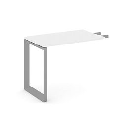 Style Project Next Брифинг-приставка SN-59O.BR-001 Белый/Металл Серый 580*600*750 - Фото предпросмотра