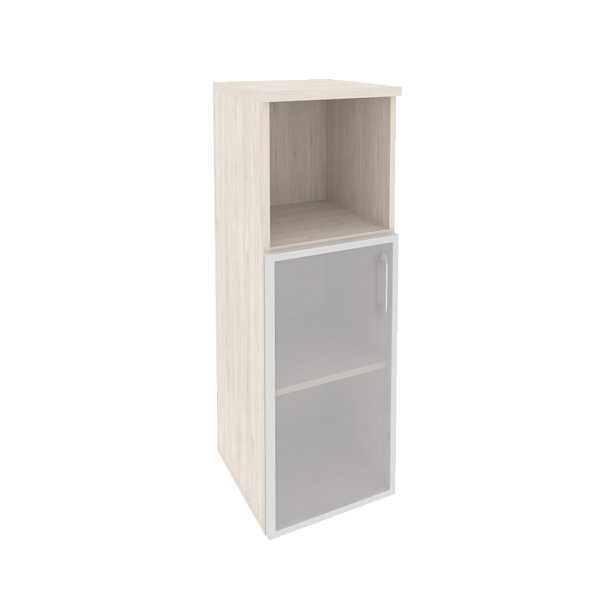 Onix Шкаф средний узкий левый O.SU-2.2 R (L) Денвер светлый 400*420*1207 - Вид 1