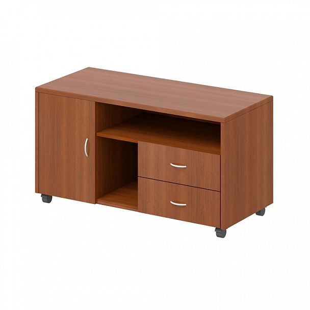 Тумба сервисная "Система-M"  ПК-ССМ-ТМВ122Х53У/35-В3-35 миланский орех светлый - Вид 1