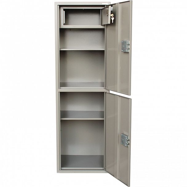 Шкаф металлический для документов BRABIX "KBS-032Т", 1503х470х390 мм, 37 кг, трейзер, сварной, 291157 - Вид 4