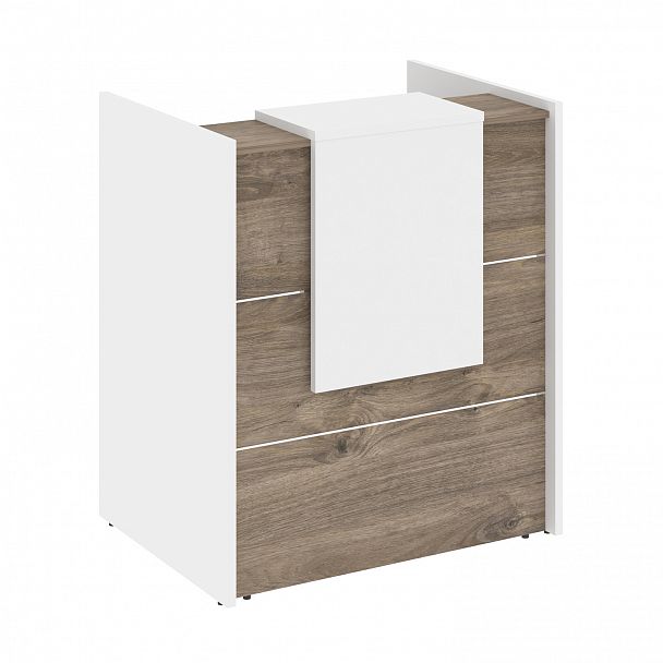 Ресепшн "Onix" O.R-K-3 тиквуд темный/белый - Вид 2