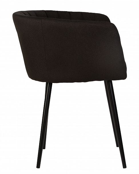 Стул обеденный DOBRIN ALINA (черная ткань (LAR-106D-28)) - Вид 3