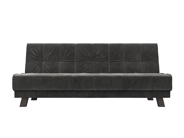 Диван прямой Винсент Велюр серый - Вид 2